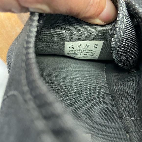 vans Charcoal Grey laced Sneakers - Picture 9 of 9